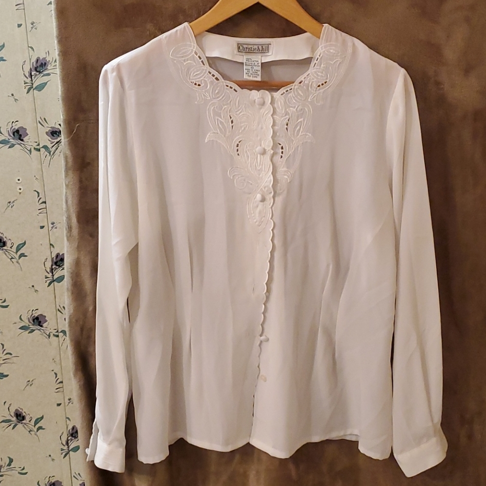 🤑Woman's blouse size 10 christie & jill